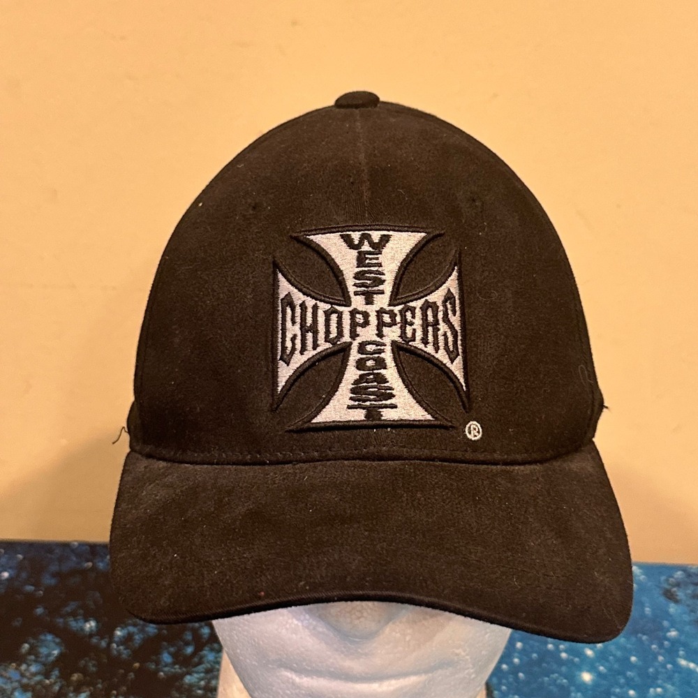 West Coast Choppers Jesse James Iron Cross Hat Black CFL Choppers For Life L/XL